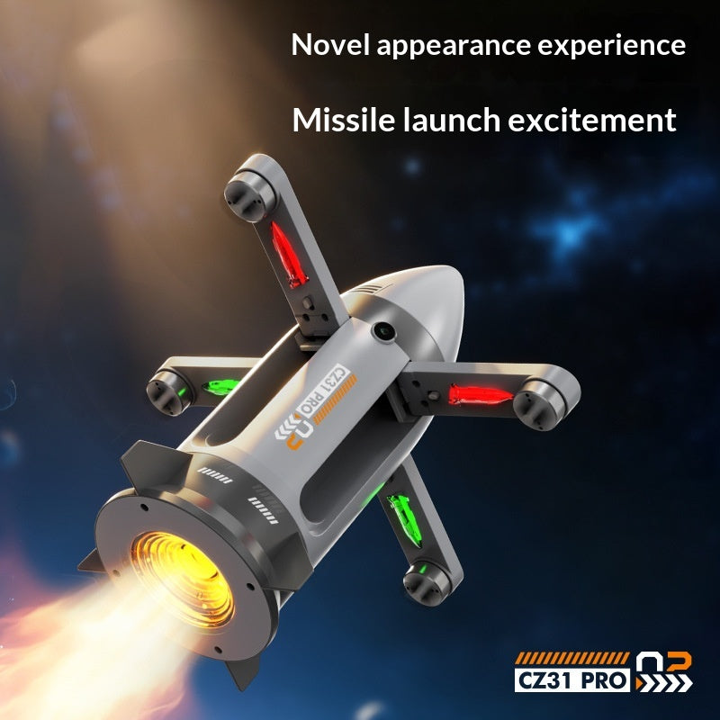 Mini-Rakete mit Fernsteuerung