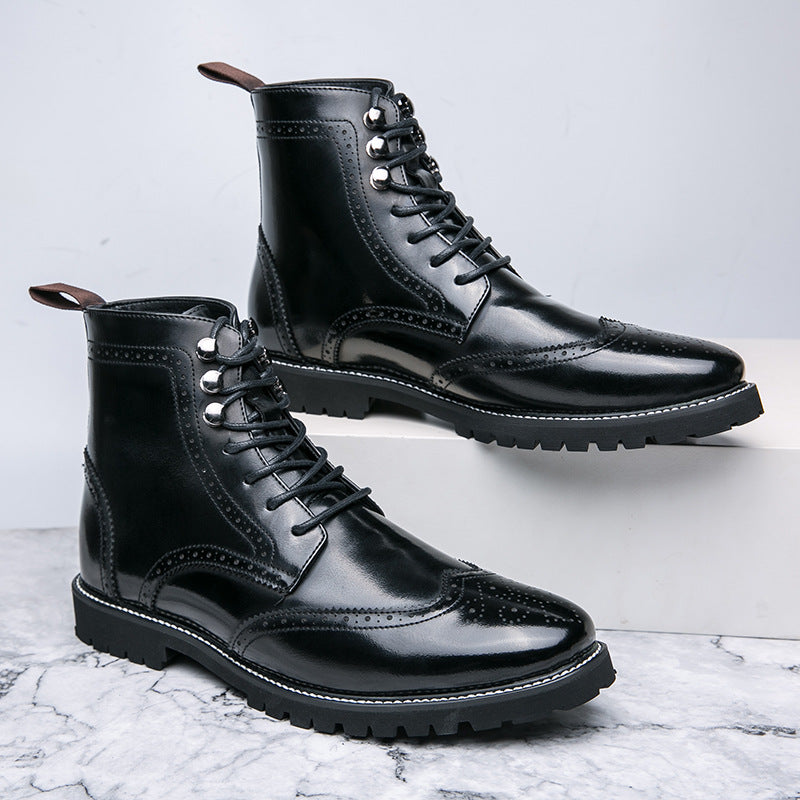 Mid-Calf Martin Boots