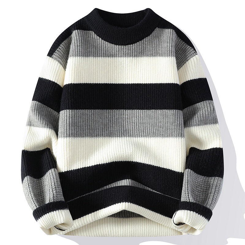 Herren Rollkragenpullover aus Baumwollmischung