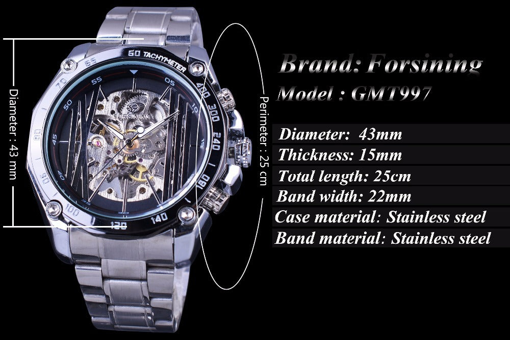 Mechanische Herrenuhr im Fashion-Stil