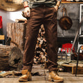 Retro Jeanshose Braun – Bild 1 | LuxeStyle