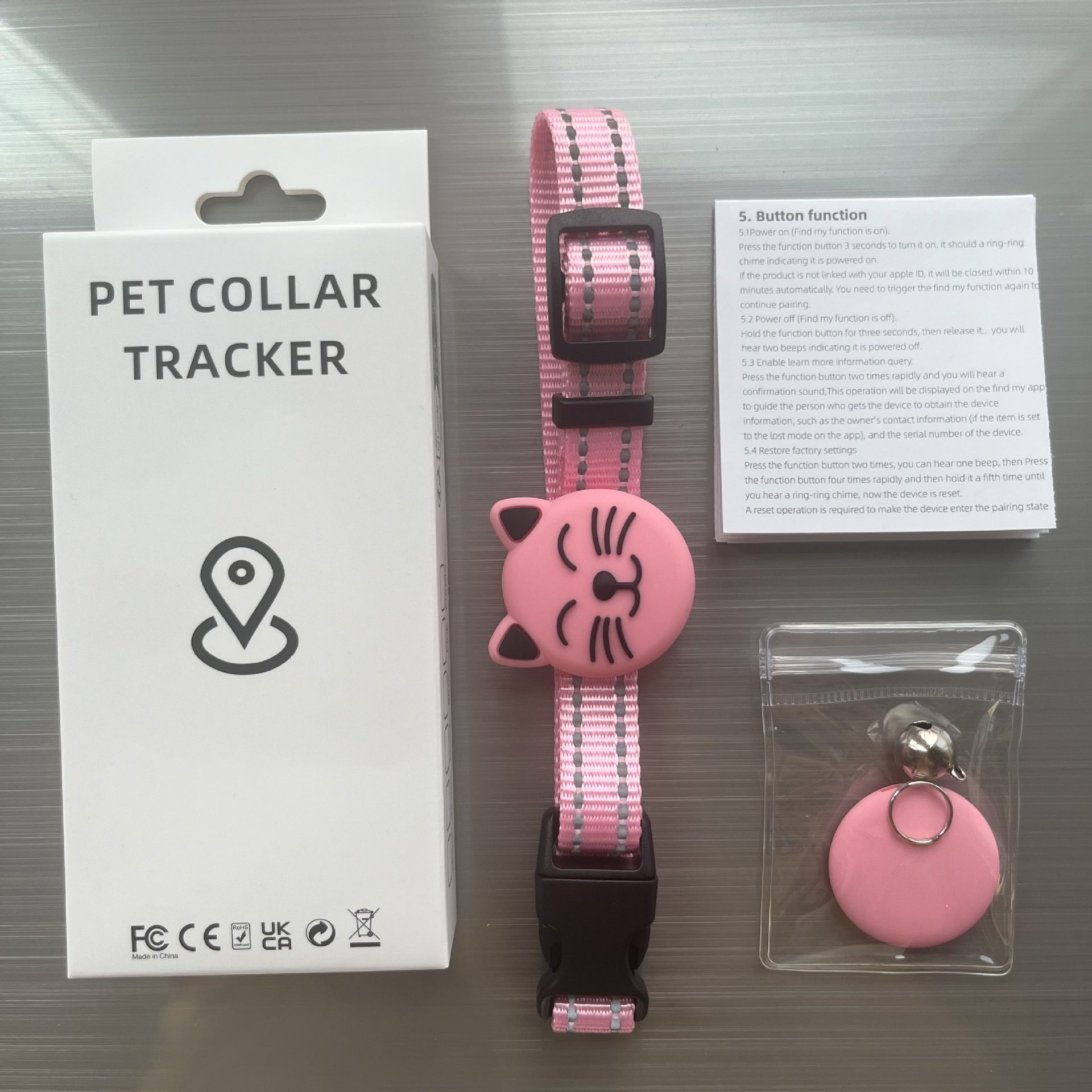 Smart GPS Tracker Halsband für Katzen