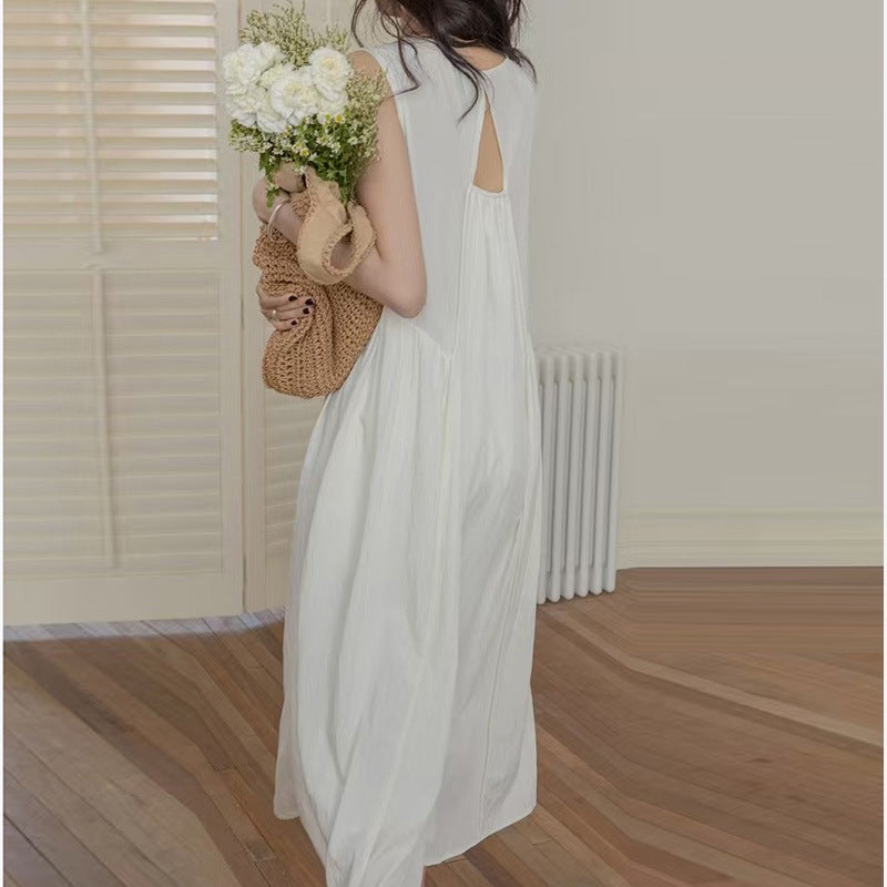 Ärmelloses Plissee-Tanktop-Kleid im Retro-Stil – Bild 6 | LuxeStyle