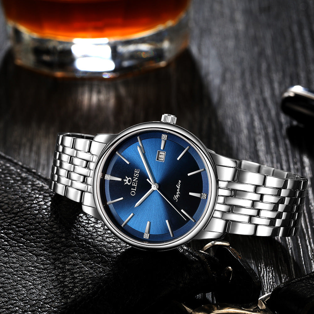 Edle Herren-Paaruhr aus Edelstahl, wasserdicht | LuxeStyle