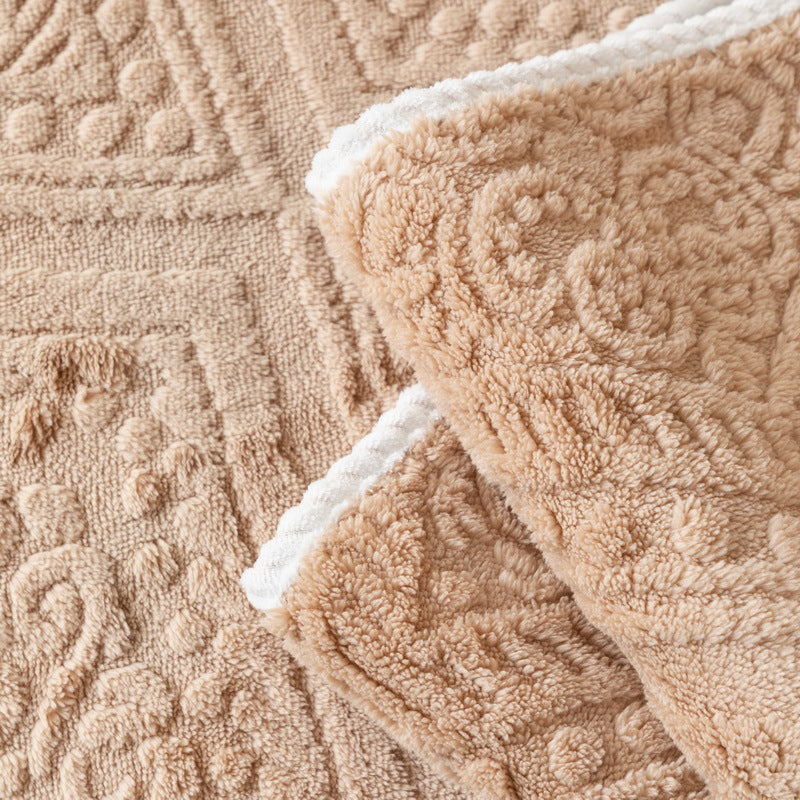 Sofa-Kissen aus gemütlichem Coral Fleece
