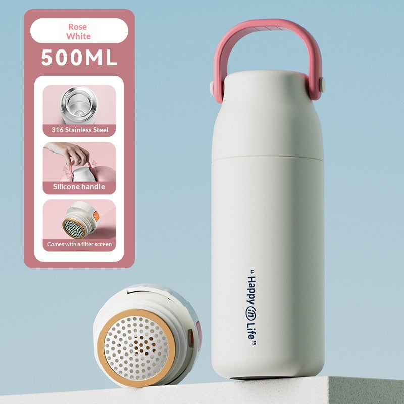 Isolierte 316 Edelstahl-Trinkflasche für Frauen – Bild 3 | LuxeStyle