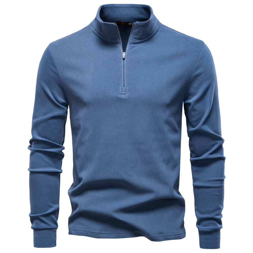 Thermosweater Herren, Halbzipfel, Stehkragen