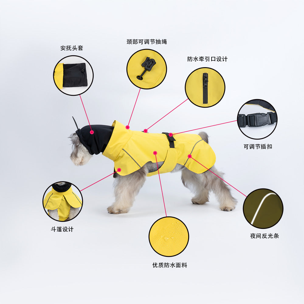 Wasserdichter Poncho für Hunde