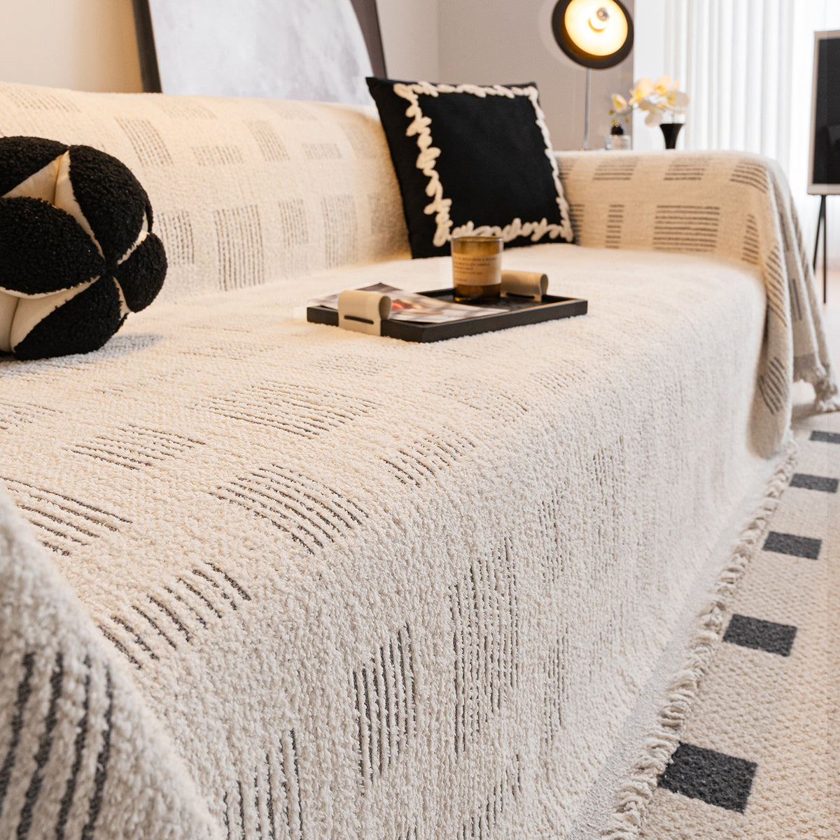 Samt-Sofabezug für alle Jahreszeiten – Bild 3 | LuxeStyle