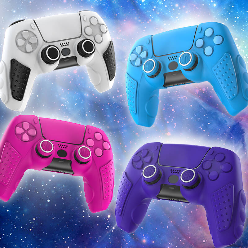 PS5 Controller Silikon-Schutzhülle mit Stick-Caps
