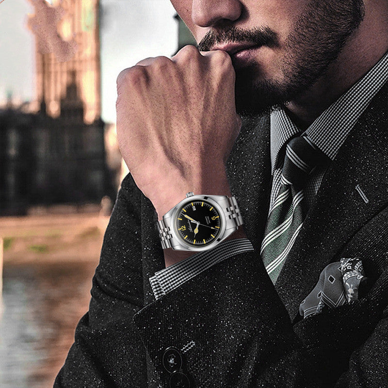 Automatische mechanische Armbanduhr aus 316L Edelstahl – Bild 5 | LuxeStyle