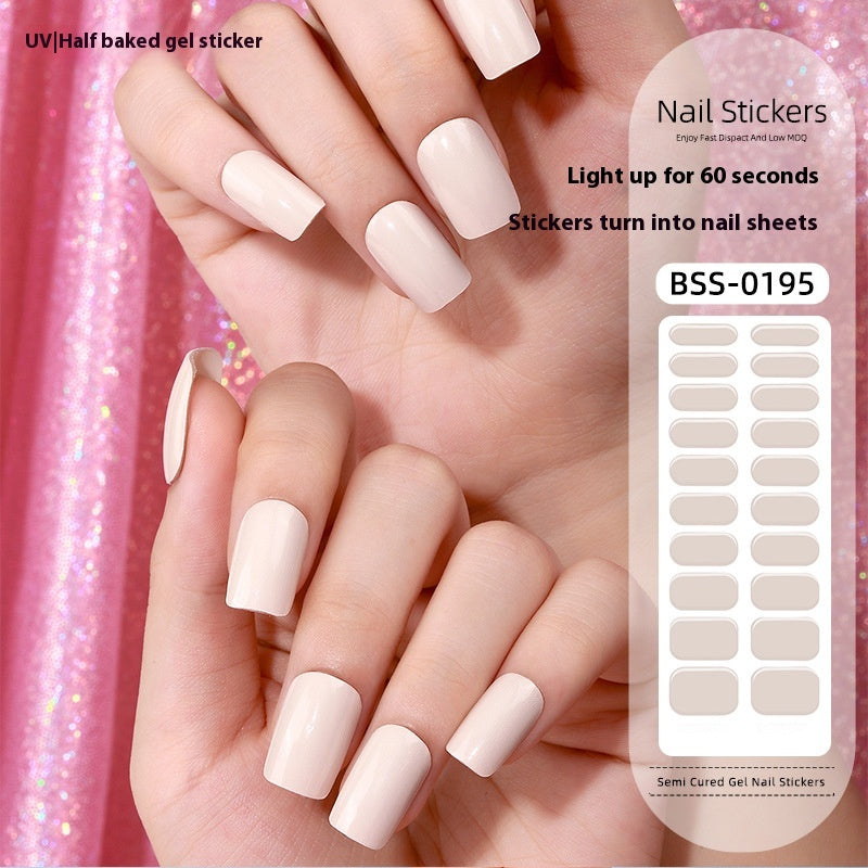 Pure Color UV Gel-Nagelsticker
