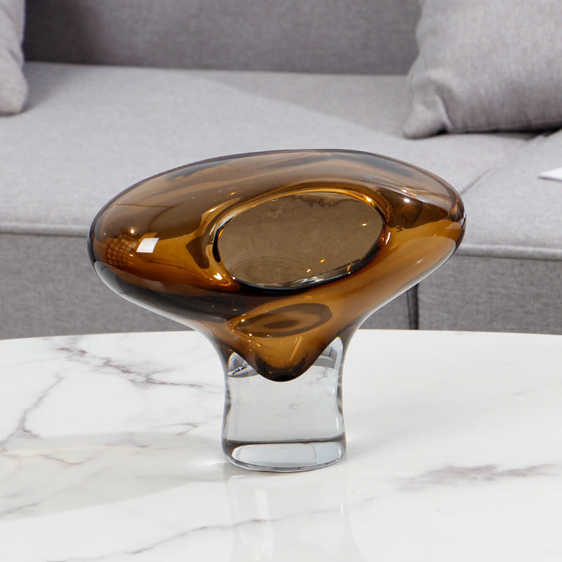 Kerzenständer aus Glas im modernen Design – Ansicht 3