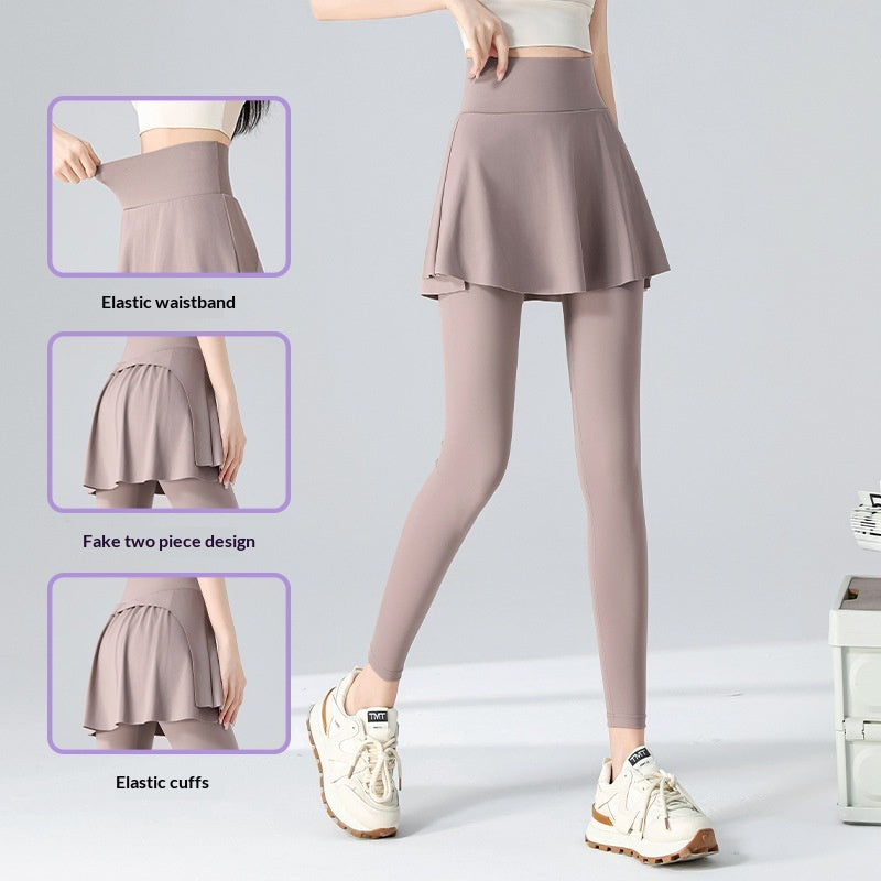 High-Waist Yoga Leggings mit Shaping-Effekt
