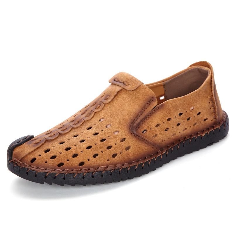 Atmungsaktive Loafer mit Handnaht – Bild 6 | LuxeStyle