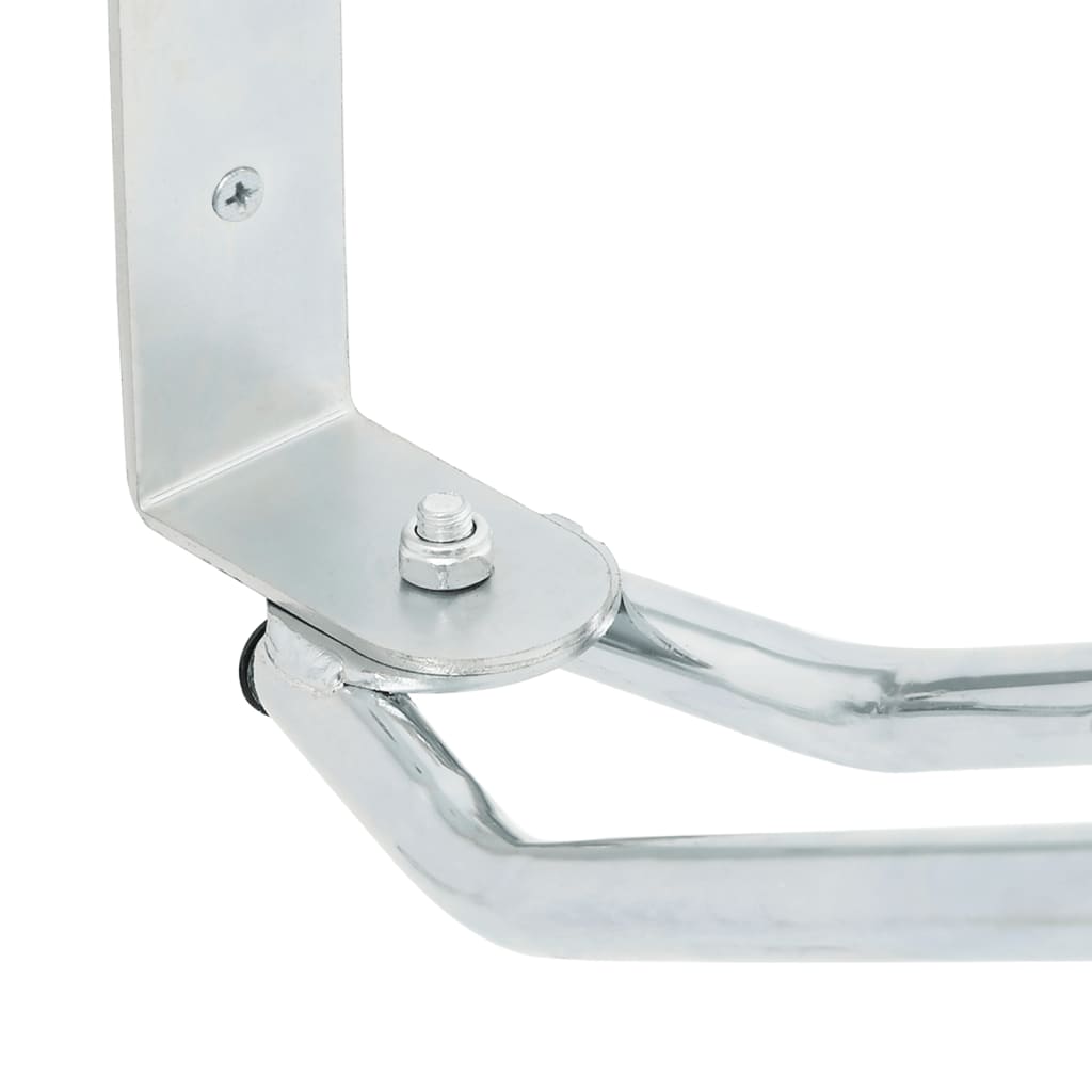 Wand-Fahrradhalter, 2er-Set, verzinkter Stahl