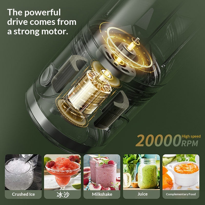 Portabler Saftpresser mit Minimaldesign