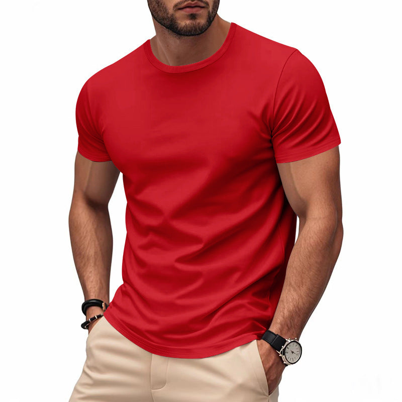 Kurzarm-T-Shirt schnelltrocknend für Herren – Bild 7 | LuxeStyle