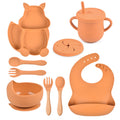 Eichhörnchen Baby Esslern-Set aus Silikon – Bild 1 | LuxeStyle