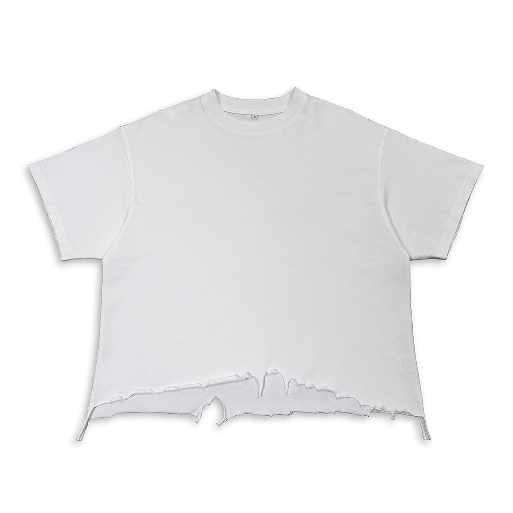 Herren Abgenutztes Box Fit Kurzarm T-Shirt