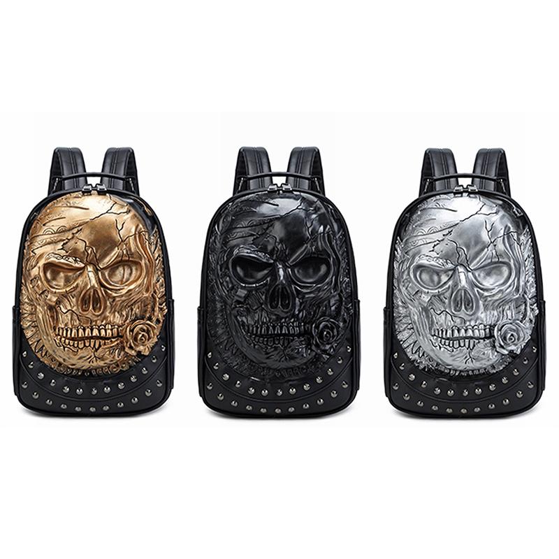 Rucksack mit Totenkopf-Motiv | LuxeStyle