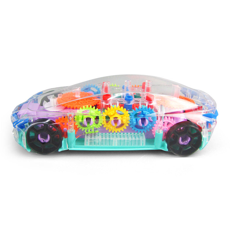 Transparentes Puzzle-Konzeptauto