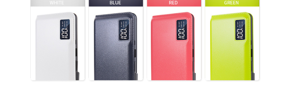 Powerbank mit LCD-Anzeige, 10'000 mAh