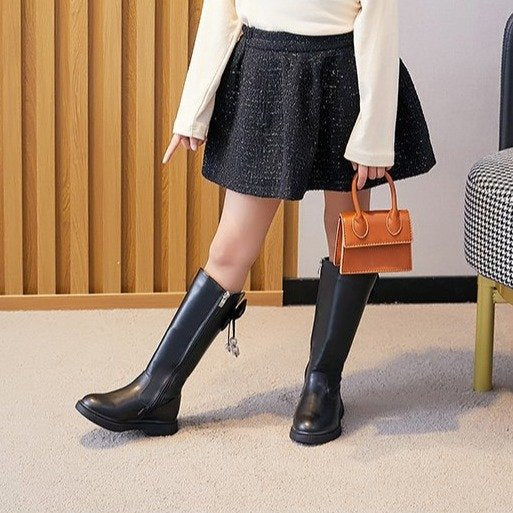 Retro Lederstiefel für Kinder | LuxeStyle