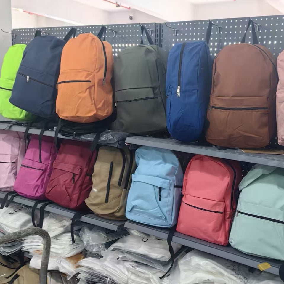 Einfarbig Wasserdichter Oxford-Rucksack – Bild 1 | LuxeStyle