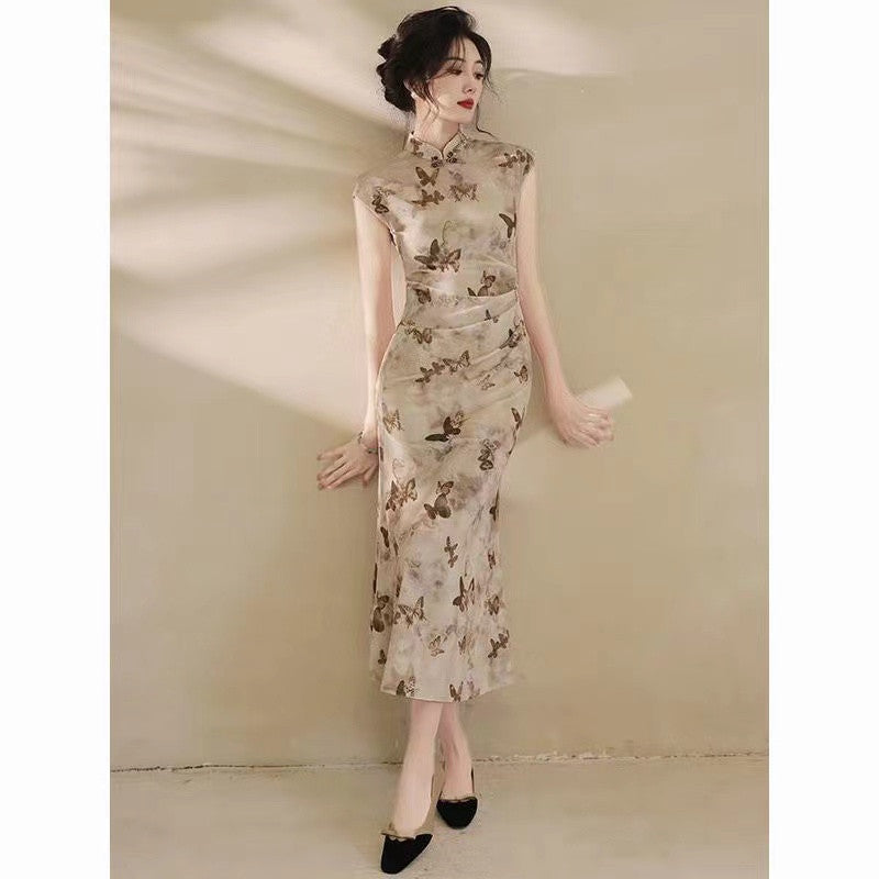 Elegantes Cheongsam-Kleid im Mid-Waist-Stil – Bild 5 | LuxeStyle