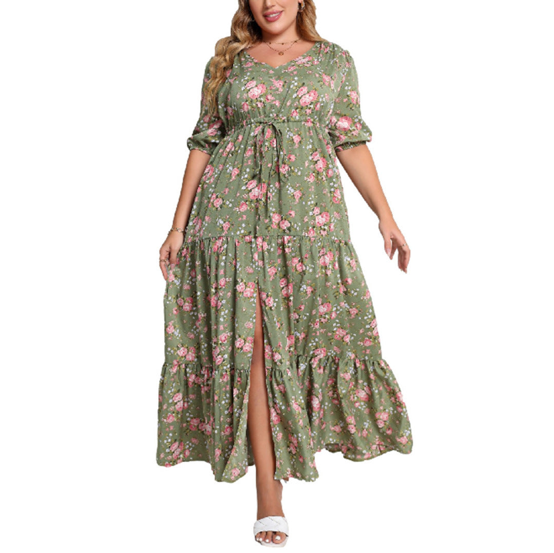 Boho-Kleid mit Blumenmuster – Bild 8 | LuxeStyle