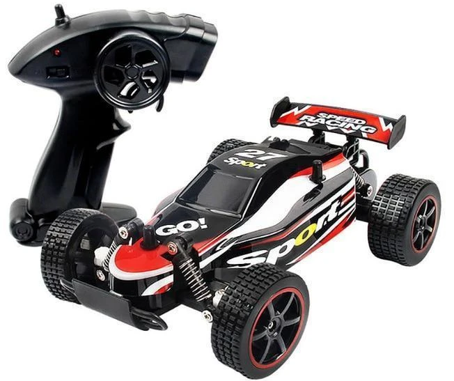 High-Speed RC Drift Car, 1:18, blau/gelb