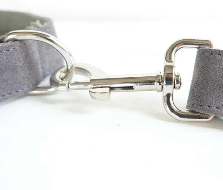 Hundegeschirr mit Fliege, grau – Bild 3 | LuxeStyle
