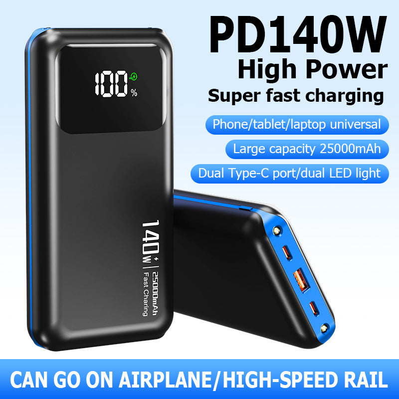 PD 140W Laptop Power Bank 25000 mAh