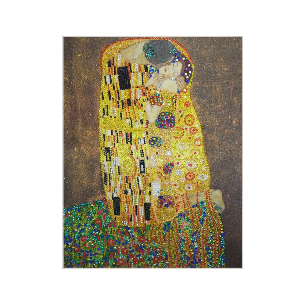 Diamond Painting «Der Kuss» von Gustav Klimt – Bild 4 | LuxeStyle