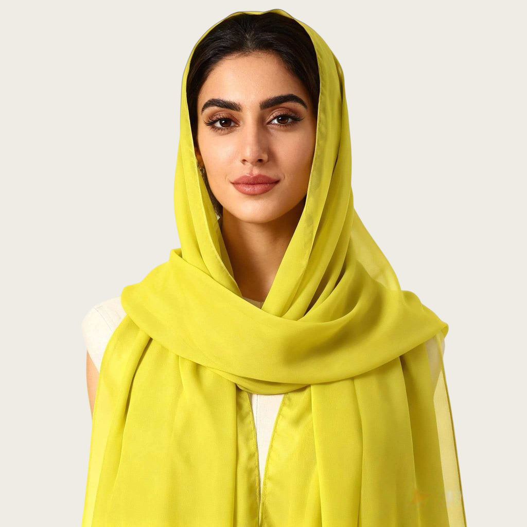 Samt-Chiffon Schal – Bild 7 | LuxeStyle