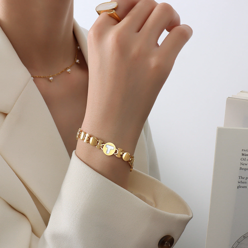 Personalisiertes geometrisches Armband für Damen – Bild 5 | LuxeStyle