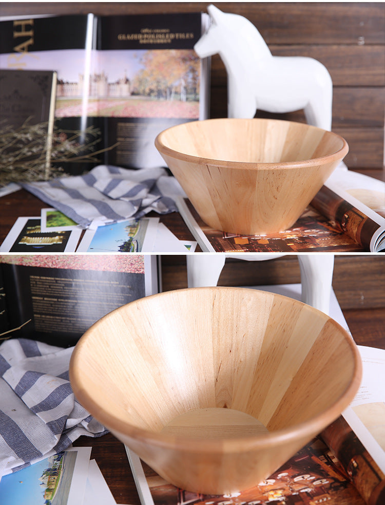 Grosse runde Holzschale im Japan-Stil – Bild 4 | LuxeStyle