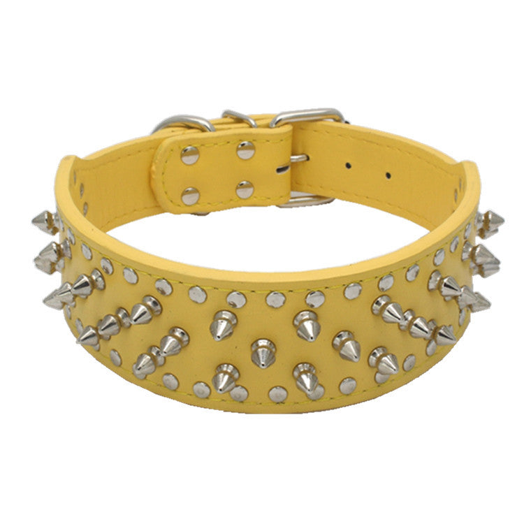 Halsband für mittelgrosse bis grosse Hunde mit Nieten – Bild 3 | LuxeStyle
