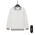 Herren Freizeitoberteil mit Revers und halbem Reissverschluss – Bild 7 | LuxeStyle