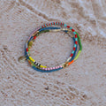 Dreilagiges Armband mit Halbedelsteinen | LuxeStyle