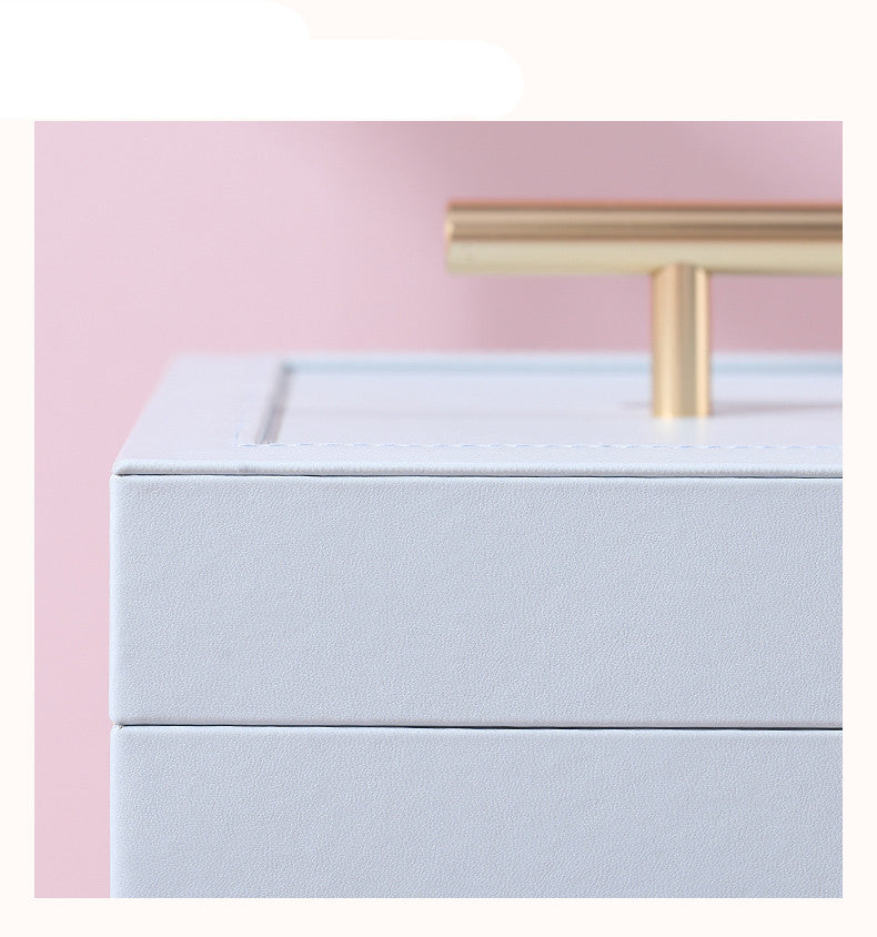 Grosse Schmuckschatulle in Himmelblau – Bild 4 | LuxeStyle