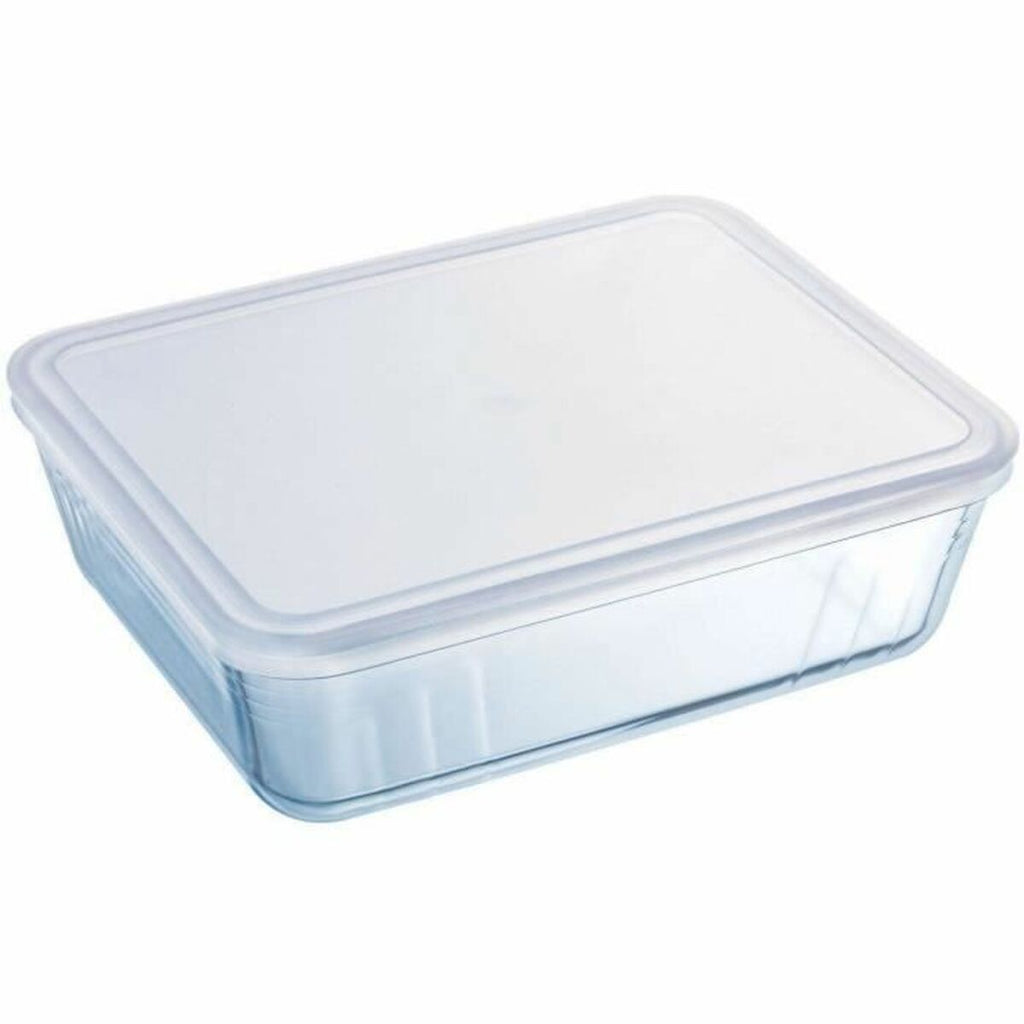 Lebensmittelbehälter Pyrex Weiss Durchsichtig rechteckig 1,5 L
