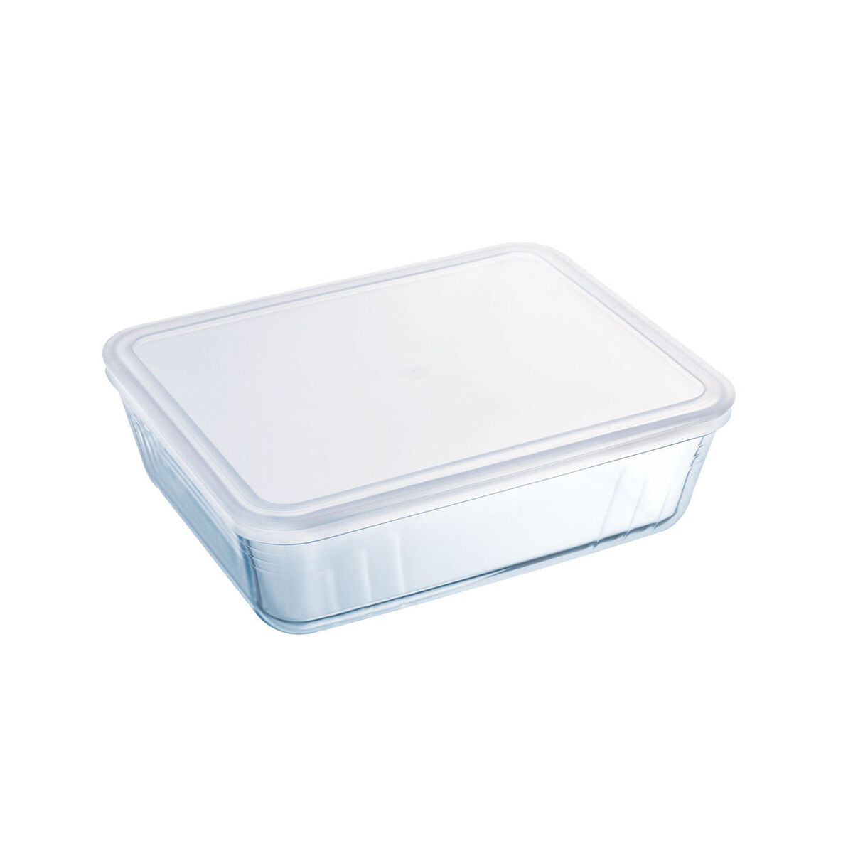 Lebensmittelbehälter Pyrex Weiss Schwarz Durchsichtig Clear rechteckig