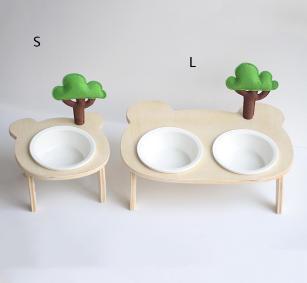 Cub Bowl Futterstation Holz – Bild 4 | LuxeStyle