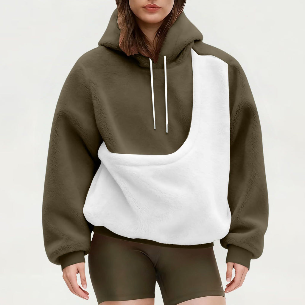 Kuscheliger Flanell-Hoodie für Damen – Ansicht 3