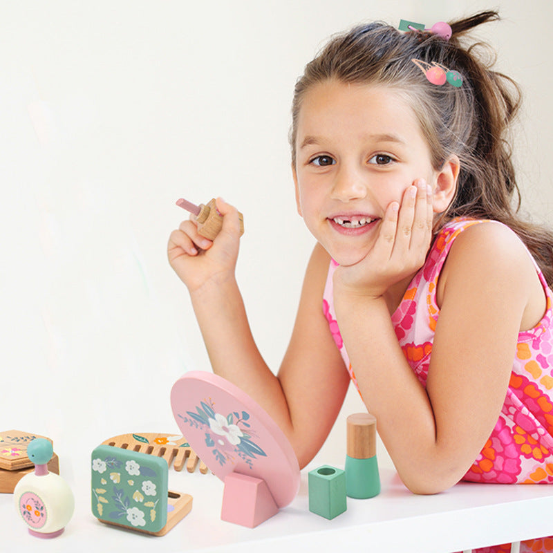Kindermake-up-Set mit grüner Tasche – Bild 3 | LuxeStyle
