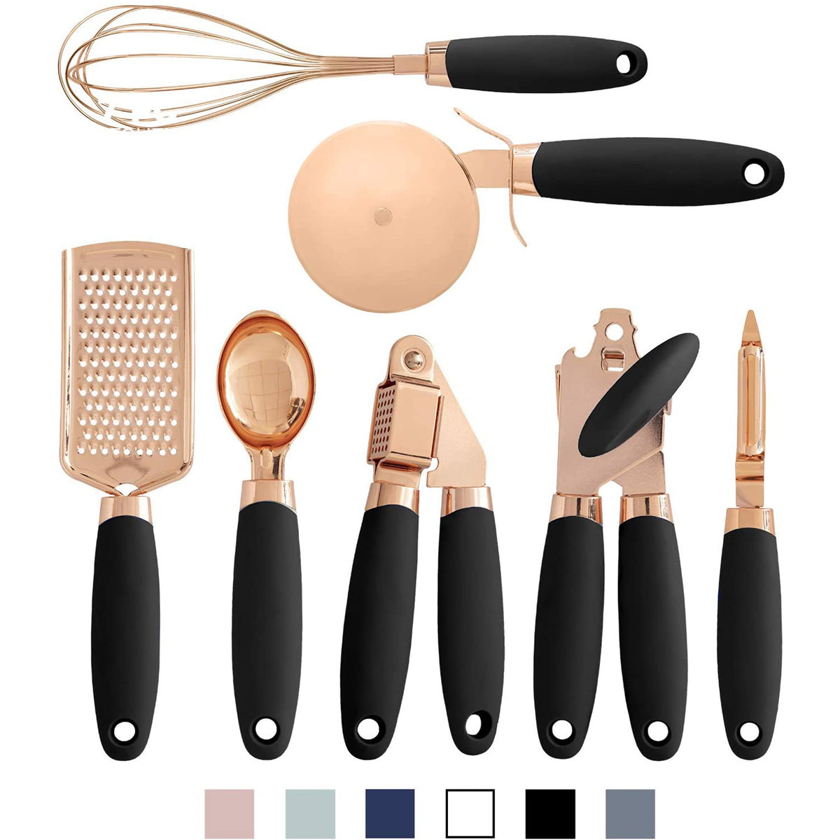 7-teiliges Küchenhelfer-Set aus Edelstahl – Bild 4 | LuxeStyle