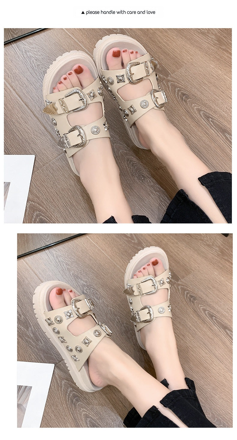 Fashion Pantoletten mit Python- oder Leopardenmuster | LuxeStyle
