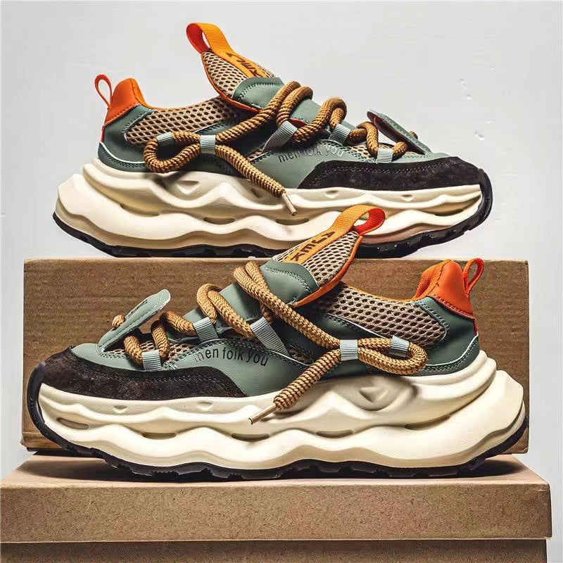 Herrensneaker mit dicker Sohle | LuxeStyle